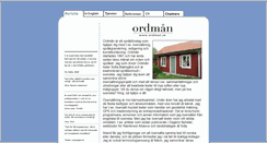 Desktop Screenshot of ordman.se